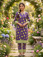 2Pcs Digital Print Ladies Siut Des 11