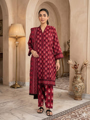 3Pcs Digital Print Lawn Ladies Suit 12