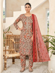 3Pcs Digital Print Lawn Ladies Suit 01