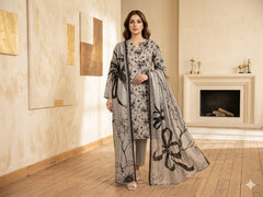 3Pcs Digital Print Lawn Ladies Suit 20