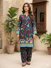 2Pcs Digital Print Ladies Siut Des 02