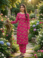 2Pcs Digital Print Ladies Siut Des 26