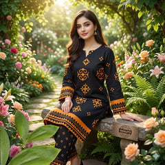 2Pcs Digital Print Ladies Siut Des 46