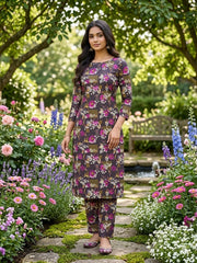 2Pcs Digital Print  Ladies Siut  Des 104