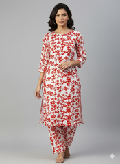 2 Pcs Ladies Suit  Des 107