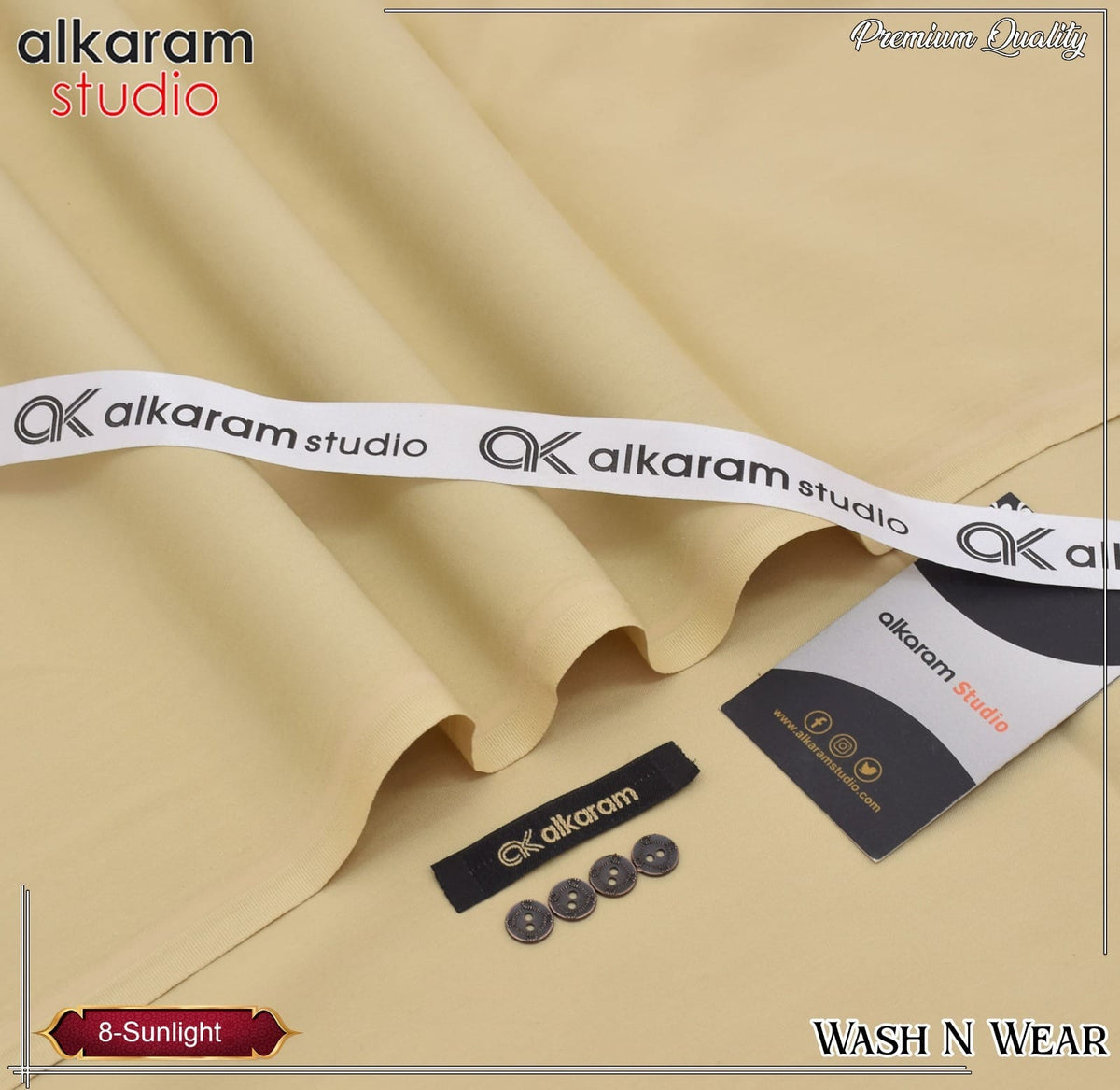 Unstitched Gents Premium Wash n Wear AKS 14