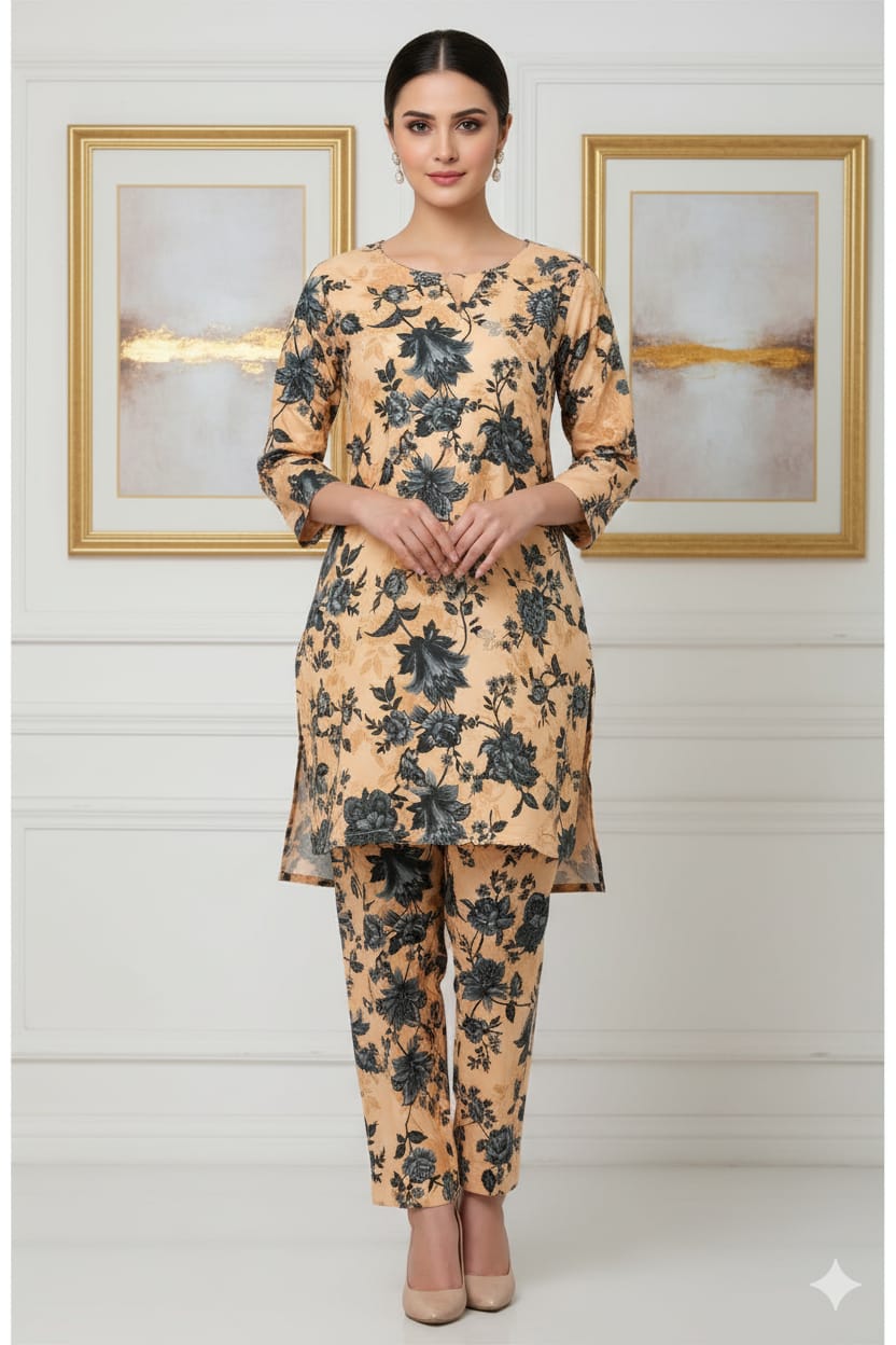 2 Pcs Ladies Suit  Des 27