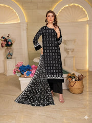 3Pcs Digital Print Lawn Ladies Suit 29