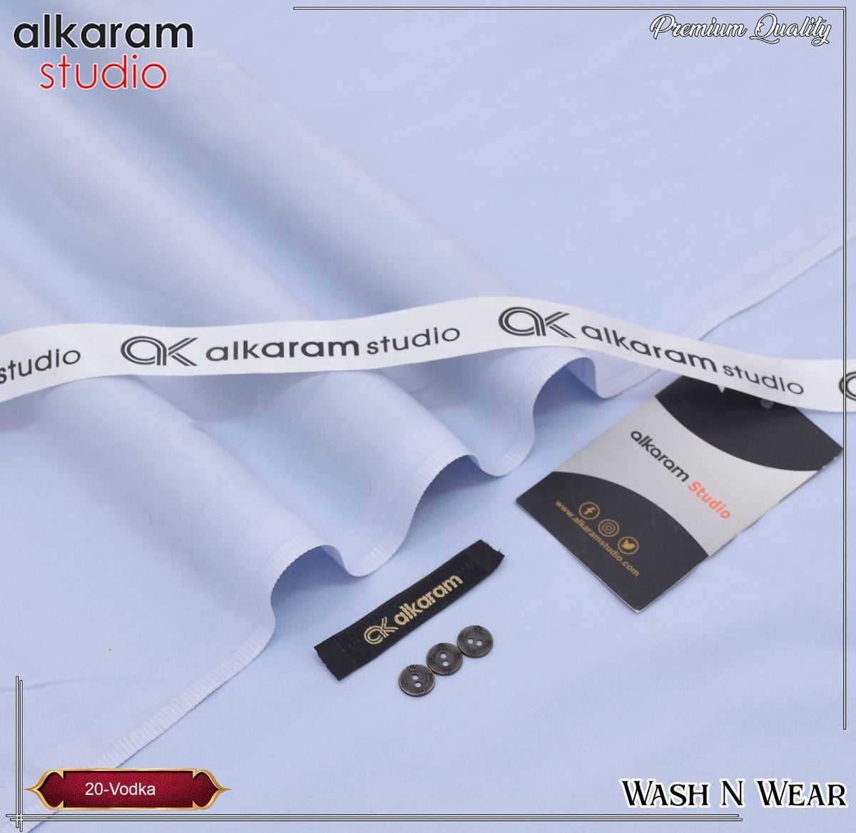 Unstitched Gents Premium Wash n Wear AKS 2