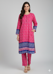 2 Pcs Ladies Suit  Des 02