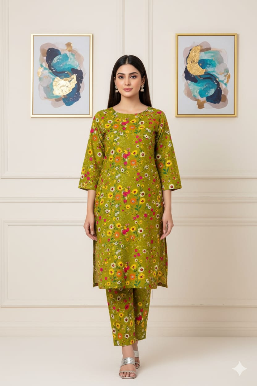 2 Pcs Ladies Suit  Des 36