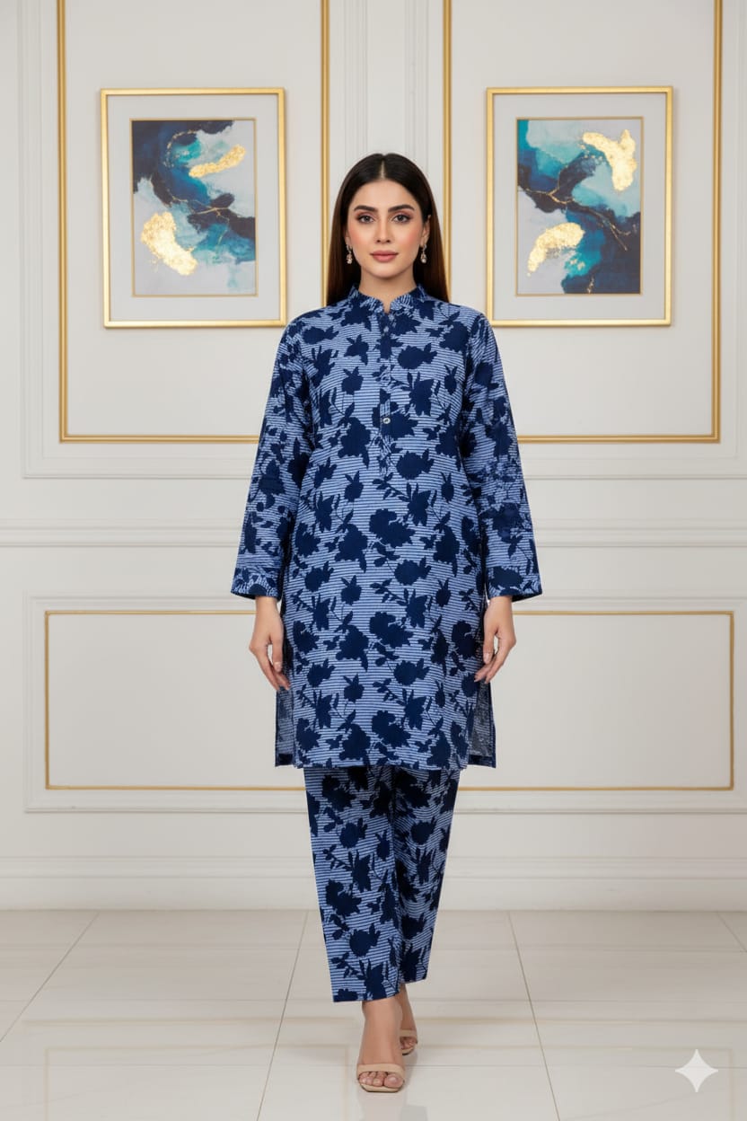 2 Pcs Ladies Suit  Des 60