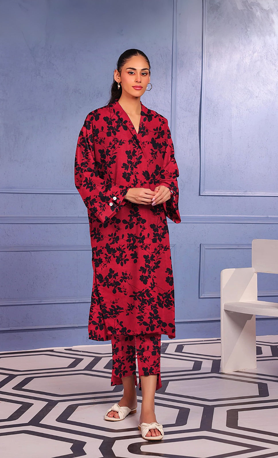 2 Pcs Ladies Suit  Des 70