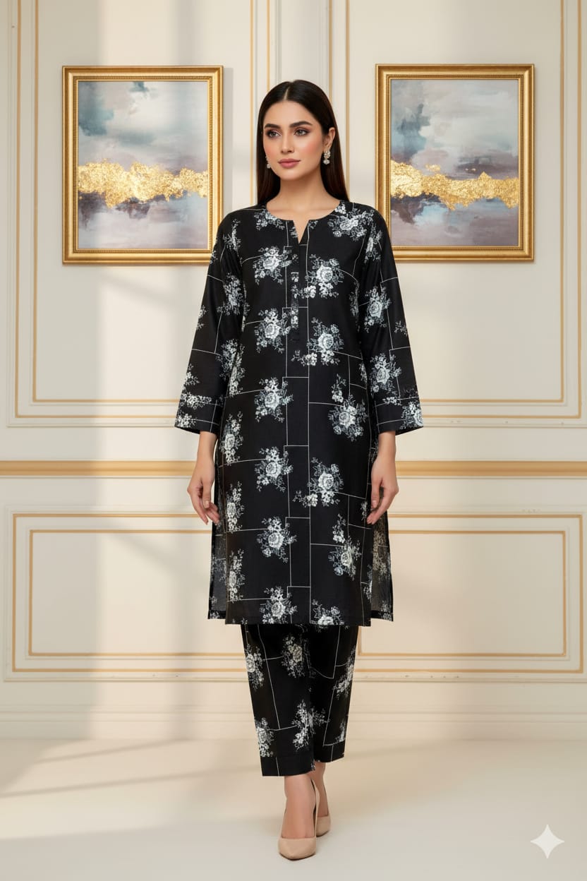 2 Pcs Ladies Suit  Des 88