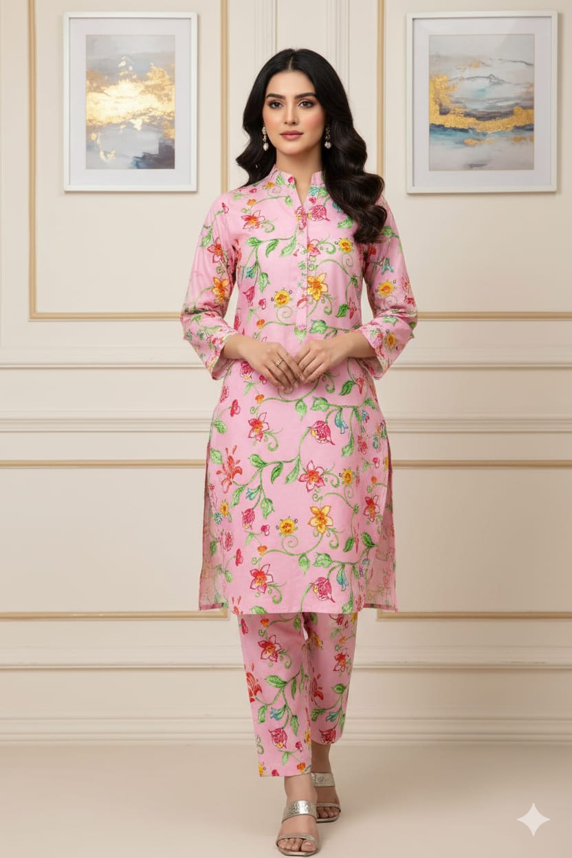 2 Pcs Ladies Suit  Des 90