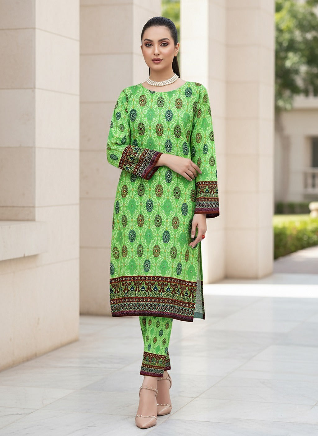 2 Pcs Ladies Suit  Des 93